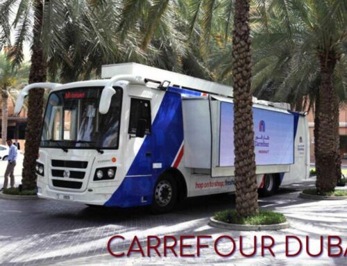 Carrefour’s grocery bus in Dubai